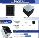 Cabina Vocal Portátil TroyStudio con Aislante Acústico