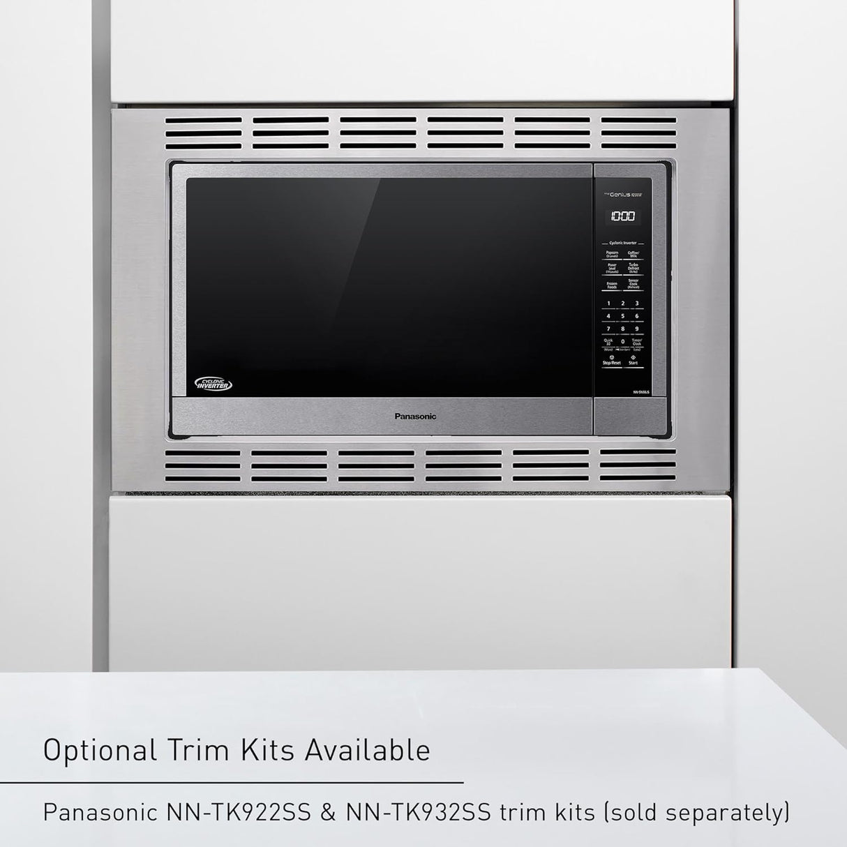 Horno Microondas Panasonic 2.2 cft, Acero Inoxidable, NN-SN98JS