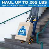 Carretilla Escaladora Mount-It! 330 lb Capacidad, Plegable