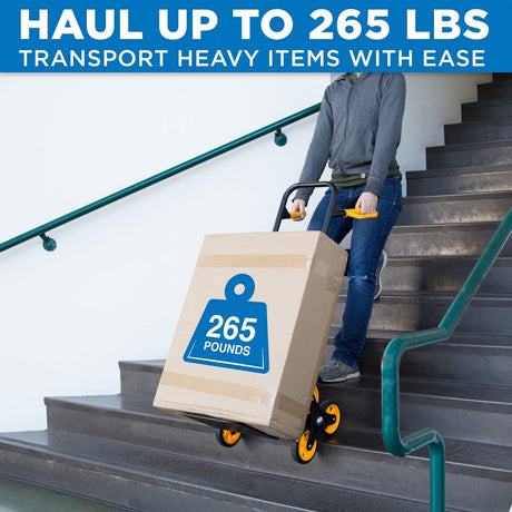 Carretilla Escaladora Mount-It! 330 lb Capacidad, Plegable