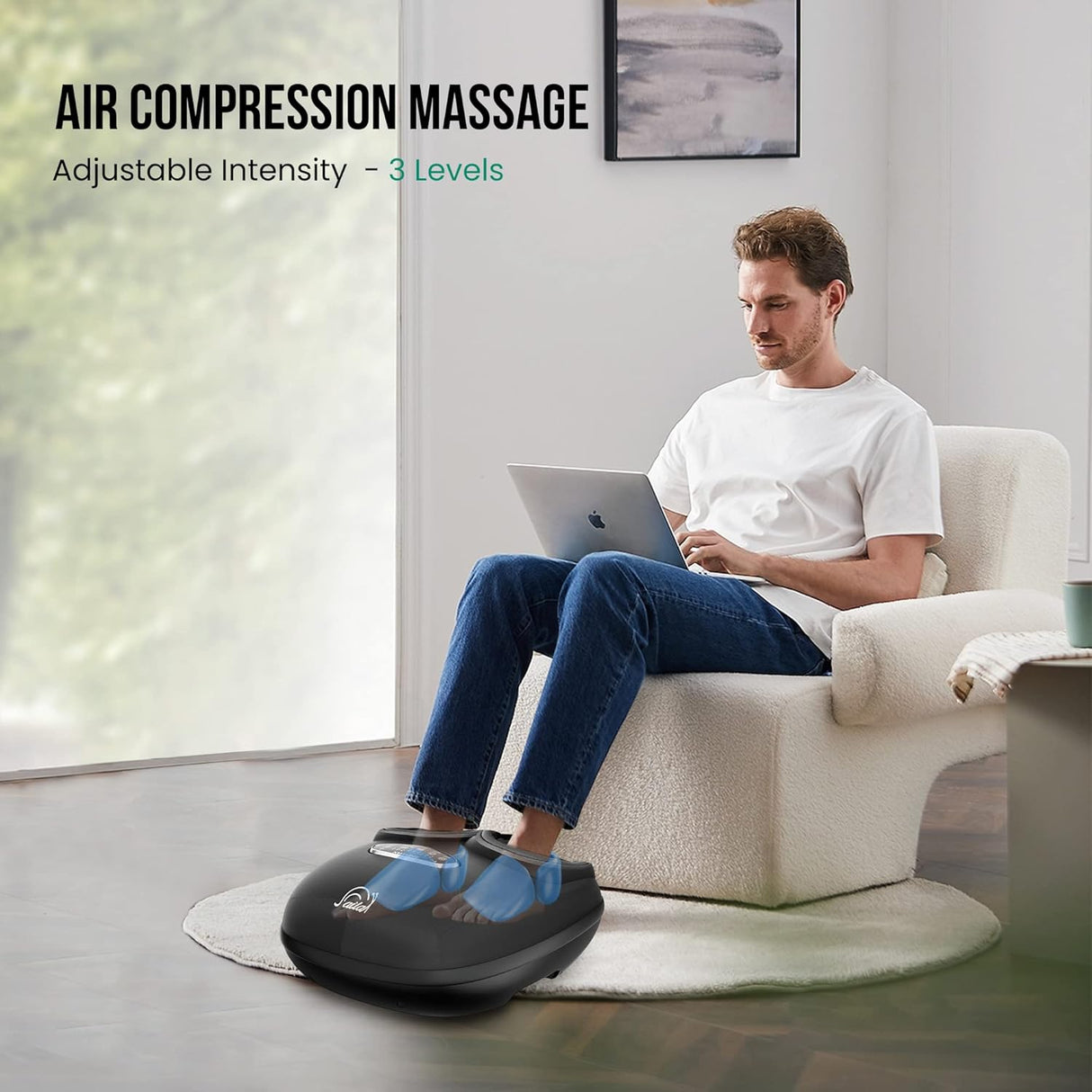 Masajeador de pies con calor para fascitis plantar