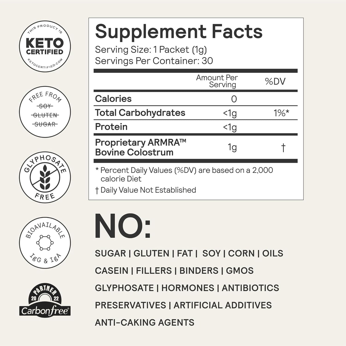 Suplemento Polvo premium alimentado con hierba