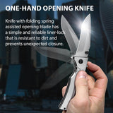 Cuchillo de Bolsillo Táctico 3.5 con Clip para Supervivencia
