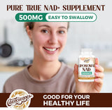 Suplemento liposomal NAD+ 500 mg envejecimiento saludable 60