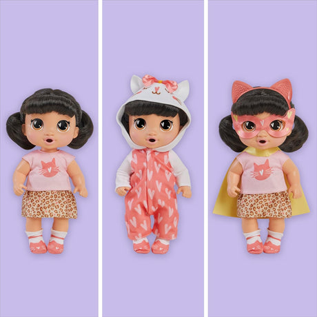 Muñeca Baby Alive Super BFF Katie Kat, 11 Pulg, Exclusiva Amazon