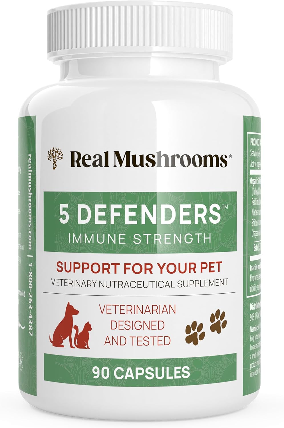 Suplementos de hongos para mascotas 90 cápsulas