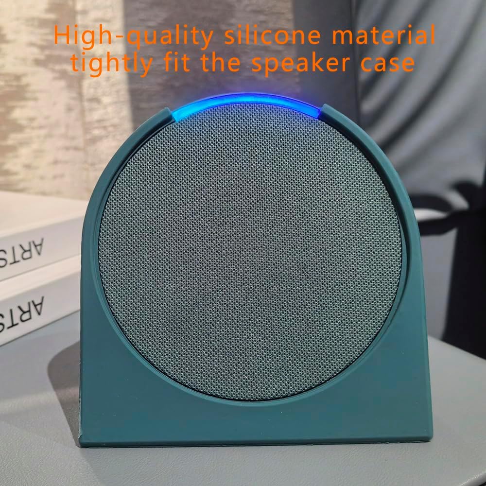 Funda de Silicona para Amazon Echo Pop, Protección 360°, 2023