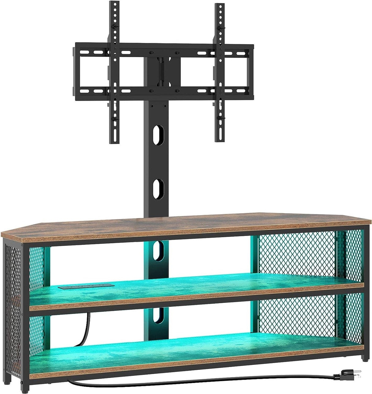 Soporte de TV Rolanstar con Montaje y Salida de Poder, Ajustable