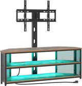 Soporte de TV Rolanstar con Montaje y Salida de Poder, Ajustable