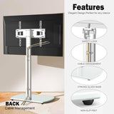 Soporte de TV YOMT con giro, ajustable 27-65, modelo universal
