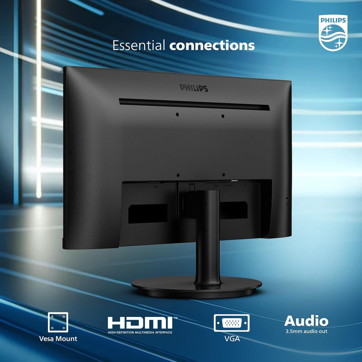 Monitor PHILIPS 22'' FHD 100Hz, HDMI, VGA, Adaptive Sync, 221V8LB