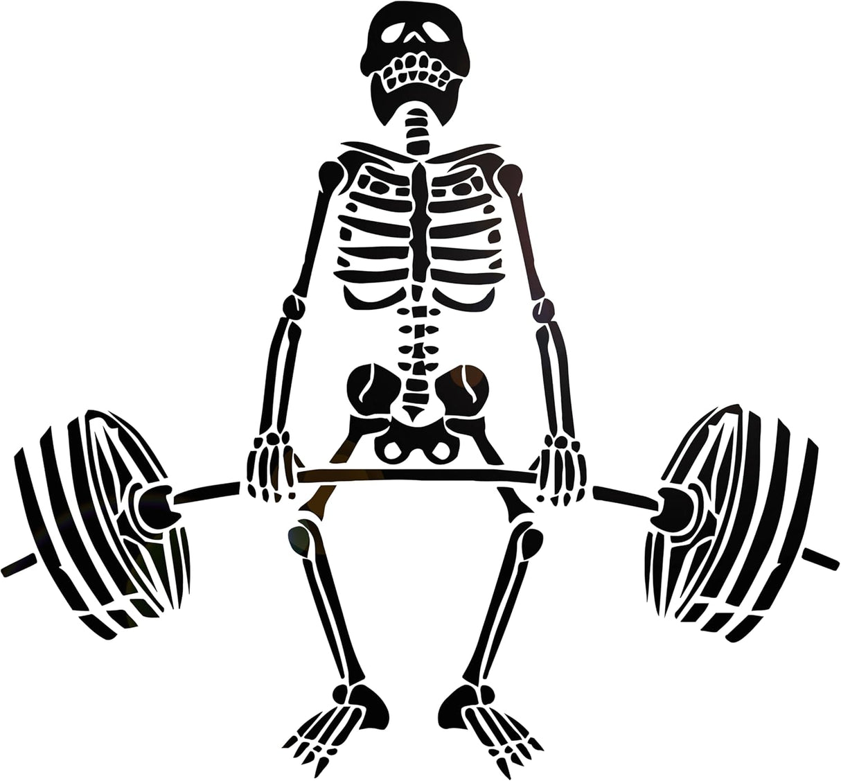 Vinilo Pared Esqueleto Gimnasio Stickers Decorativos g8699