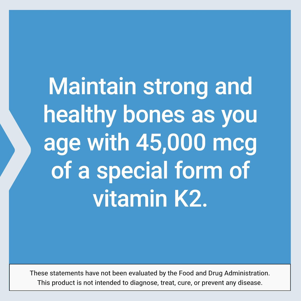 Mega Vitamin K2 Vida Extendida, 45 mg, Hueso Fuerte, 30 cápsulas