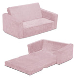 Silla convertible extra ancha a tumbona para niños, Rosa