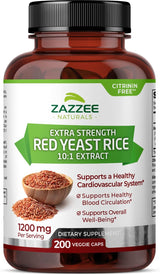 Suplemento Extracto de arroz de levadura roja 200 cápsulas