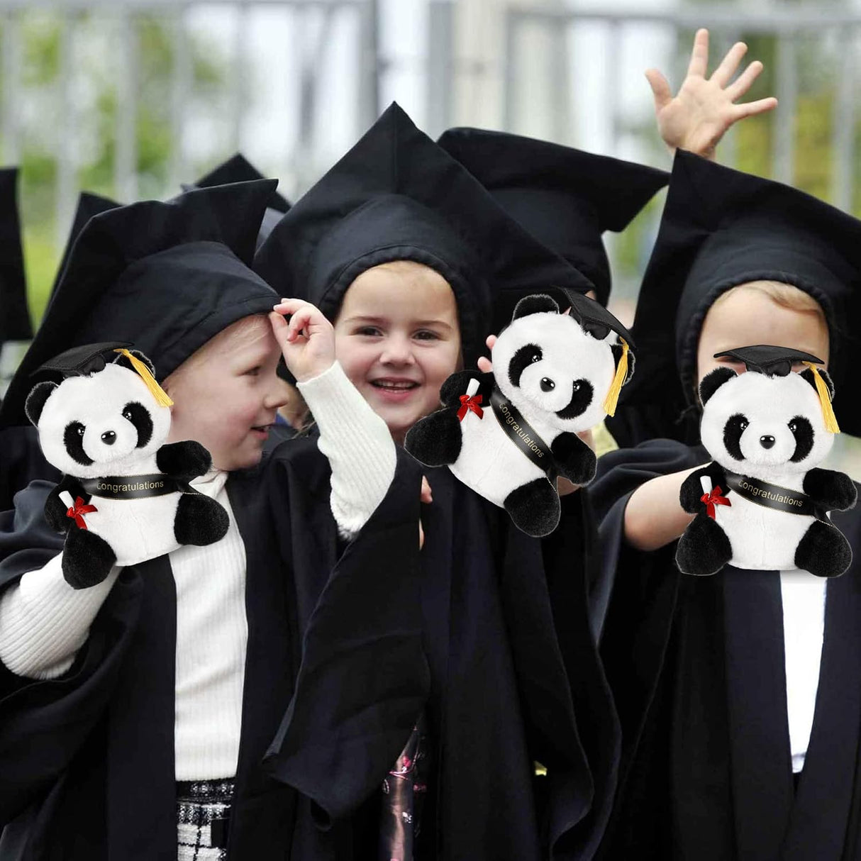 Peluche Panda de Graduación 9Regalo Peluche Clase Decoración