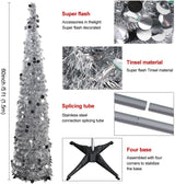 Árbol de Navidad Colapsable Aytai 5ft, Decoración Festiva