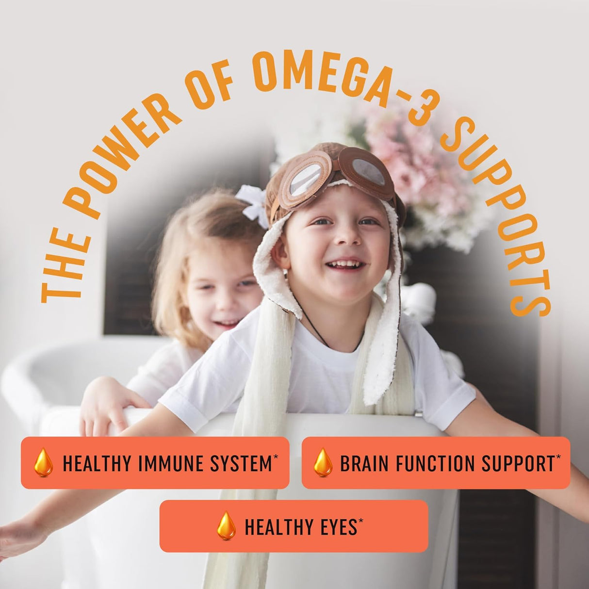 Omega 3 Líquido Vegano para Niños con Alga, 30s