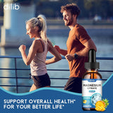 Citrato de Magnesio Líquido Vegano 500mg - Relajación, Sueño, Huesos, Músculos, Ácido Pícnico 2 oz