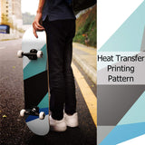 Skateboard Completo 31 x 7.88, 7 Capas, Doble Kick para Principiantes