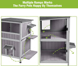Casa para gatos GUTINNEEN refugio exterior impermeable modelo