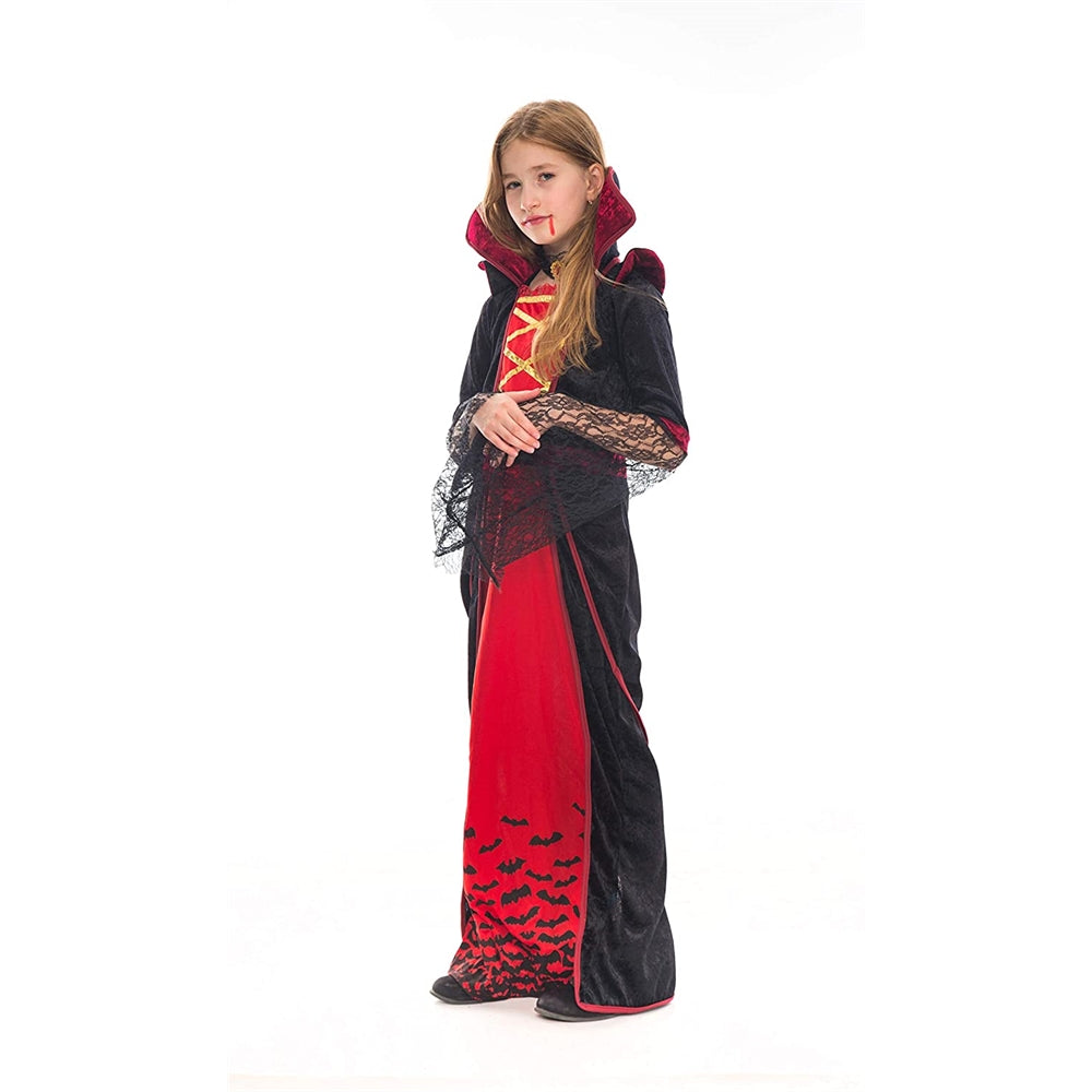 Disfraz de vampiro real para niñas gótico talla S