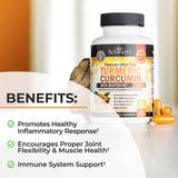Suplementos Alimenticios de cúrcuma con BioPerina