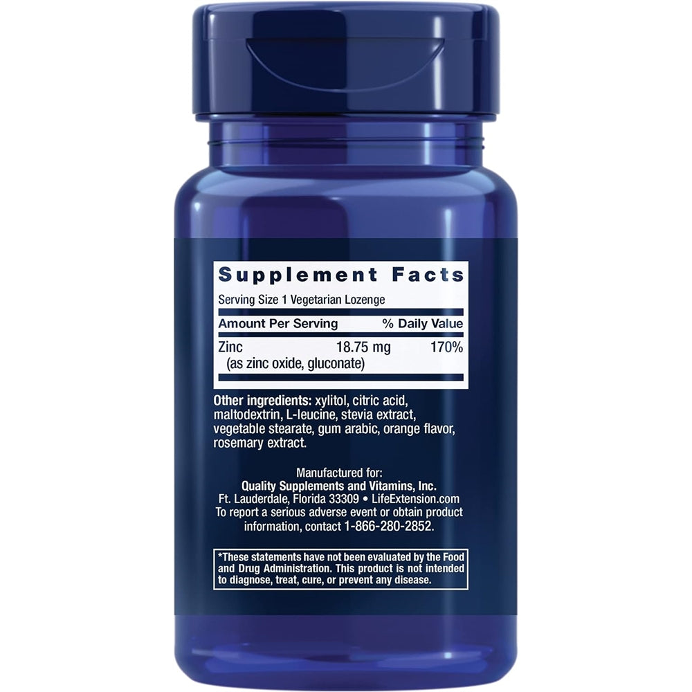 Suplementos Pastillas de zinc salud inmunológica cítrico
