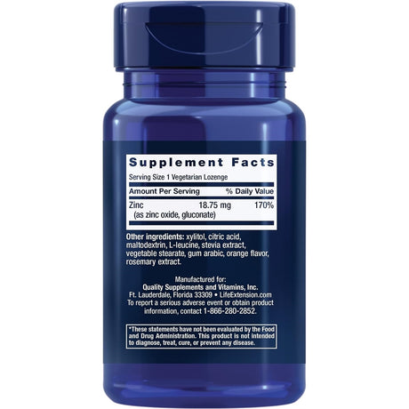 Suplementos Pastillas de zinc salud inmunológica cítrico