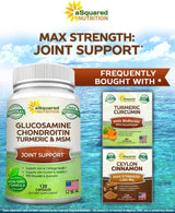 Suplemento Nutrition Glucosamina condroitina cúrcuma 120 cáp