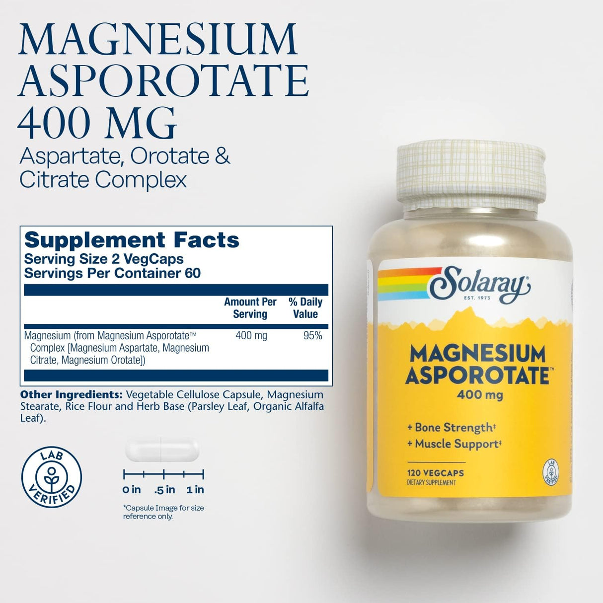 Suplementos Alimenticios Asporotato de magnesio