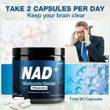 Suplemento NAD+ 1000mg - Nicotinamida Ribosida y Resveratrol