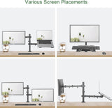 Soporte para Monitor y Laptop, Brazo Ajustable hasta 17.6lbs