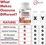 Suplementos Alimenticios de asstaxantina liposomal