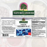 Natures Answer Vitamina líquida B-12  niveles de energía