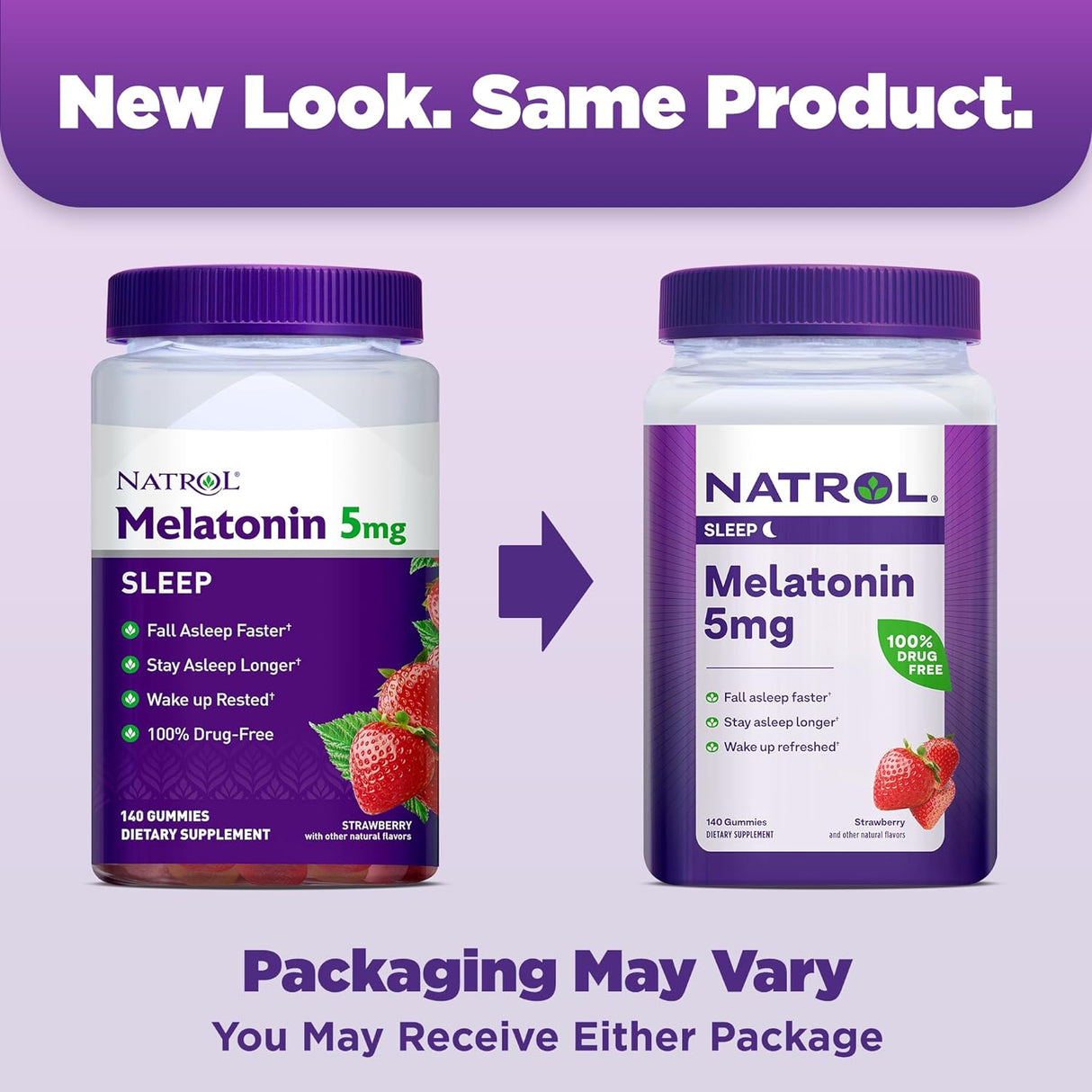 Natrol Gomitas suplementos para dormir  de 5 mg para  adulto