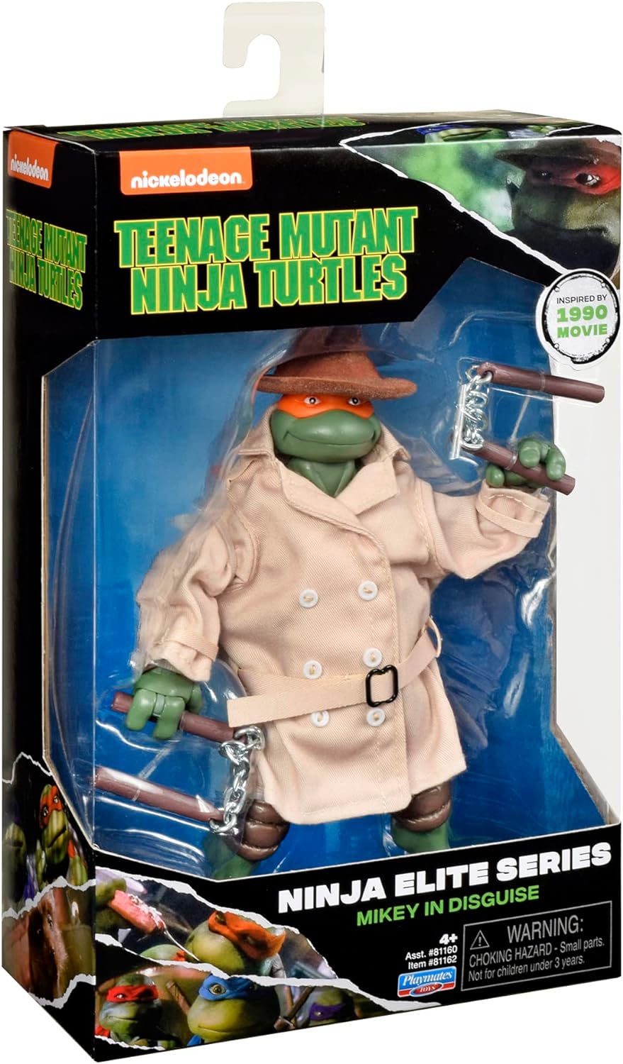 Figura Michelangelo Disfrazado Ninja Elite 6 - Playmates Toys