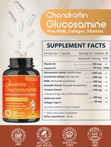 Suplemento Articular NATURE TARGET con Glucosamina 120 Caps