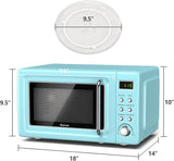 Horno de microondas COSTWAY 0.7Cu.ft, 700W, 5 potencias