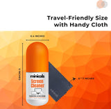 Limpiador de Pantallas S-Pro, Spray y Paño Microfibra, 3.38 oz
