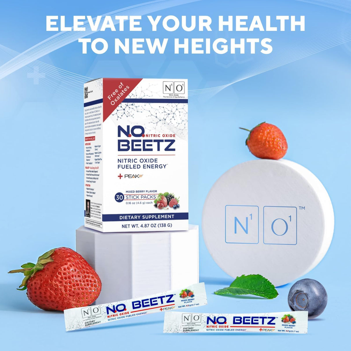 Suplemento de óxido nítrico N.O. Beetz energía celular