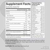 Suplemento de Proteína de Suero Isolada Sports Research® 25g, Sin OGM