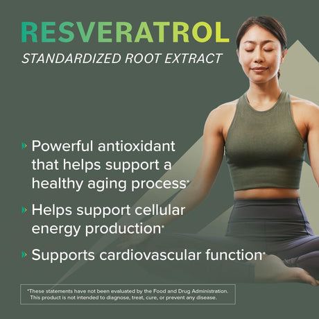 Suplemento Resveratrol Trans-resveratrol 98% puro  japonés