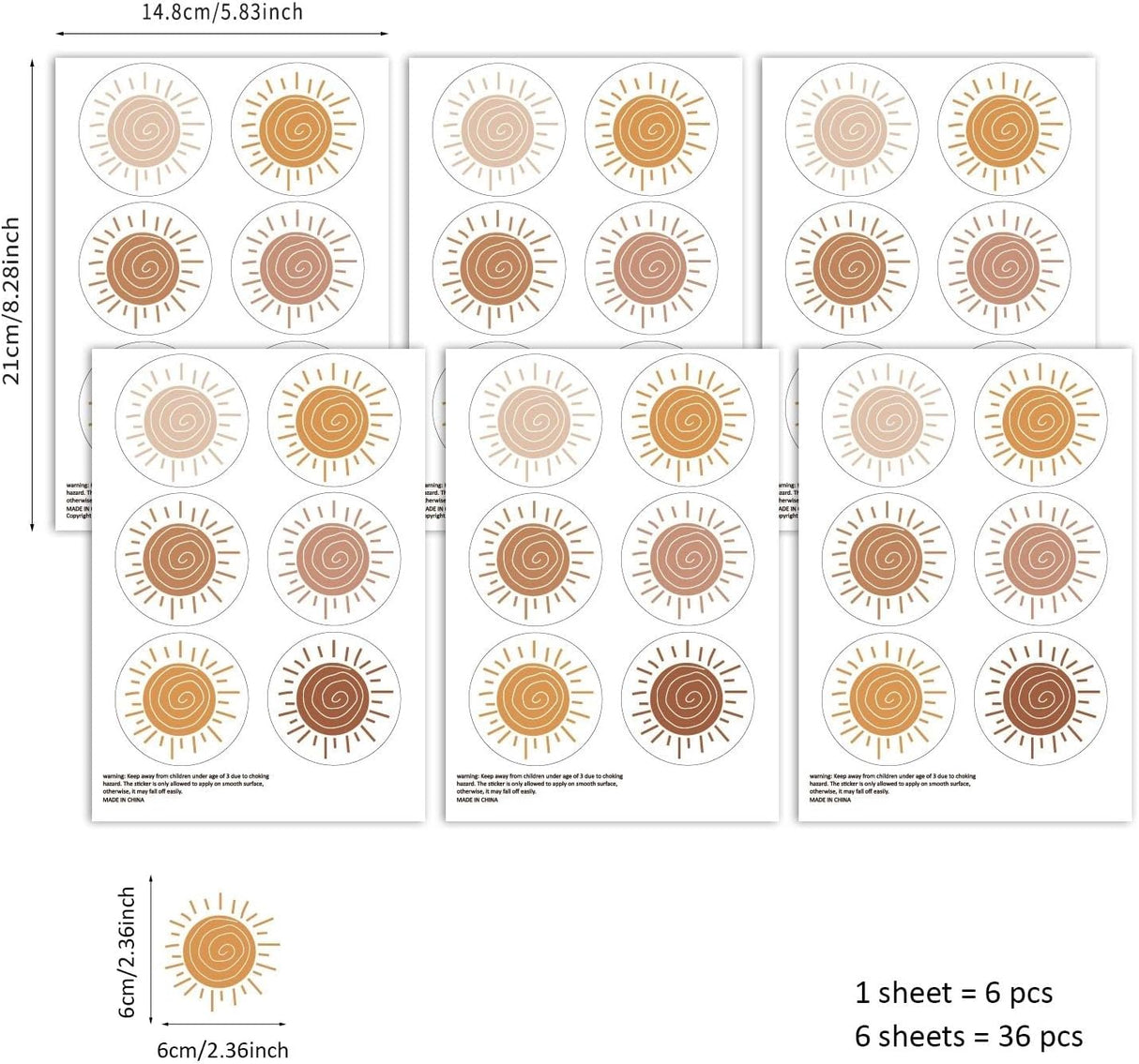 calcomanías de pared extraíbles para habitación Espiral