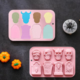Moldes de Chocolate Halloween - Silicona - Calavera y Tumba (2PCS)