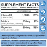 Suplementos Alimenticios  Soporte para huesos y músculos