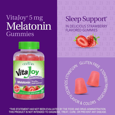 Suplemento Gomitas de para dormir multicolor fresa 120 und