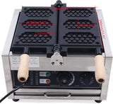Máquina de Waffles Eléctrica 1500W, Honeycomb, 110V