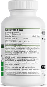 Suplemento Arándano Extra Strength 3000 mg  sin OMG 200 cáp