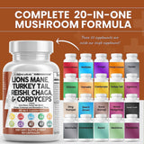 Suplemento de Hongos 20 en 1 Clean Nutraceuticals - Pack
